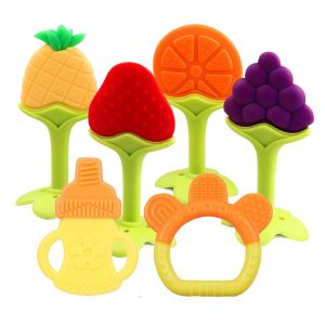 fruit shape baby teether